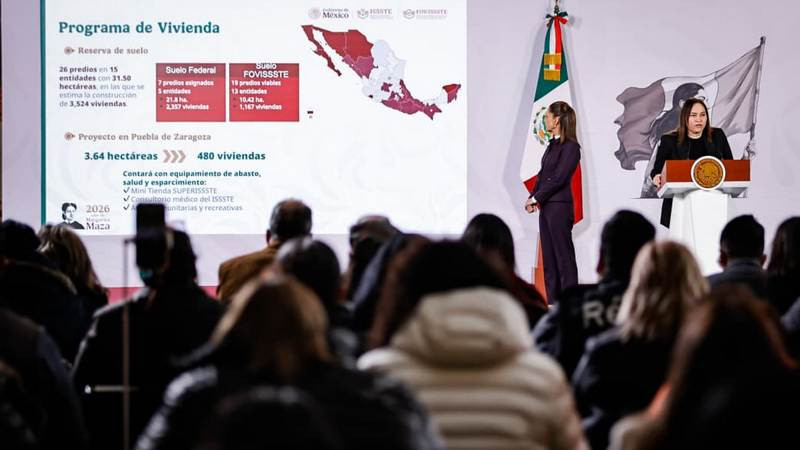 "La construcción de la vivienda pública se acelera: FOVISSSTE prepara un boom de 20 mil hogares para México en el año 2026"