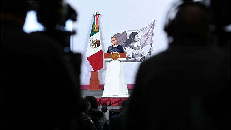 Cambia de horario la conferencia "Mañanera" de Sheinbaum este jueves