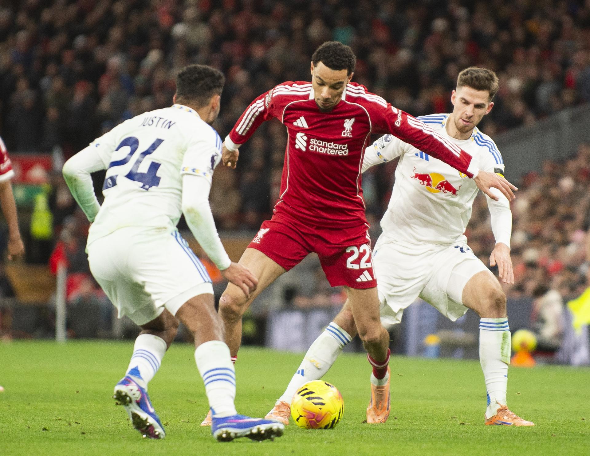 Sorpresa en Anfield: El Liverpool de Klopp no puede vencer al Leeds United en un partido repleto de tensión y calidad futbolística.