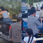 La Navidad con un toque de rebelde: Ángela Aguilar y Nodal se burlan de la tradición lanzando juguetes a niños necesitados.