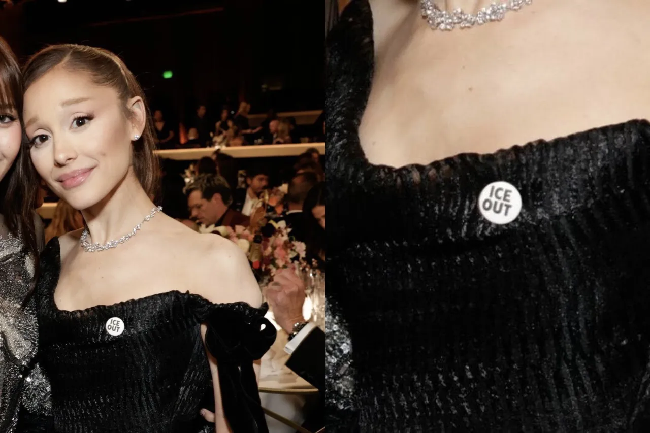 La Puerta de Entrada a la Conciencia Social: Ariana Grande Destaca su Compasión con Migrantes en el Fondo del Escenario de los Globos de Oro