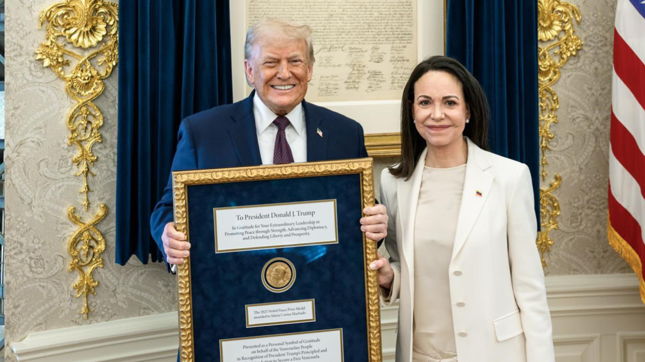 El Nobel en Entredicho: La Inesperada Batalla por la Medalla de María Corina Machado y el Desafío que Plantea a Trump