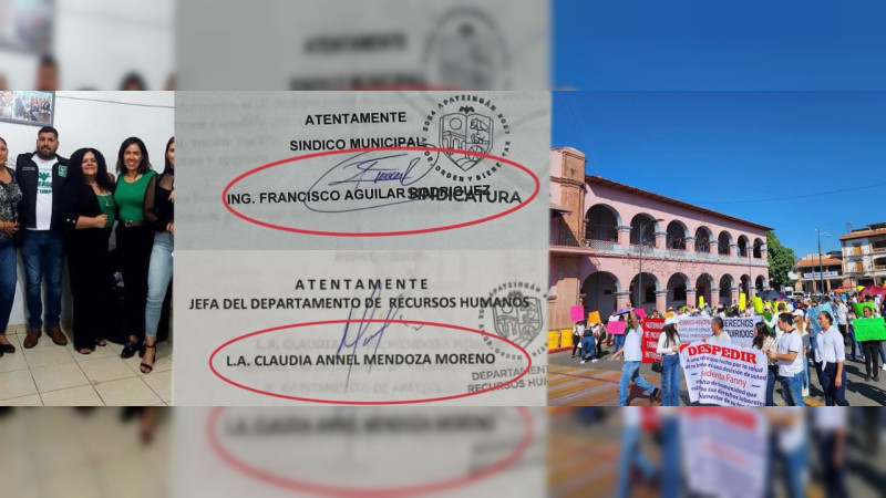 Michoacán: Funcionarios de Fanny Arreola, exhibidos; se ostentaron con títulos de los que no hay registro, encabezaron decenas de despidos en Apatzingán y podrían enfrentar sanciones