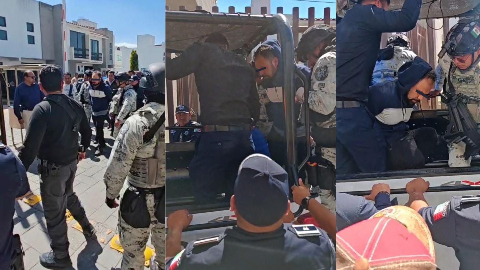 Atropellan a padre e hija en una operación policial controvertida en San Mateo Atenco.