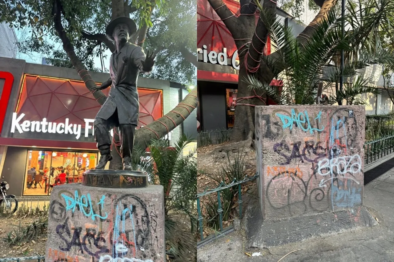 Desaparece estatua de Tin Tan y se desata la indignación